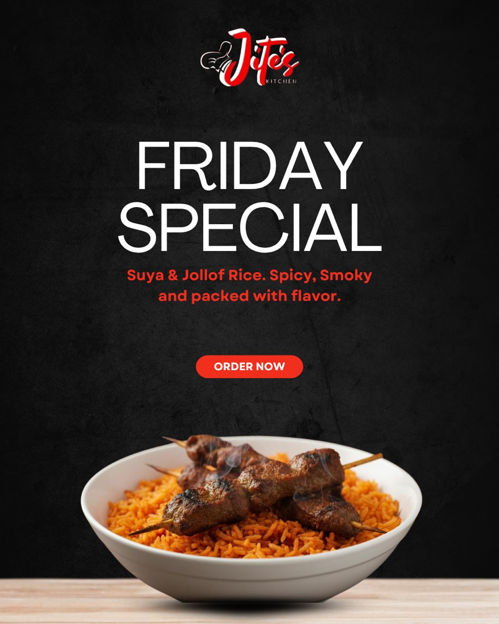 African food catering buffet spread by Jite's Kitchen in Jonesboro GA